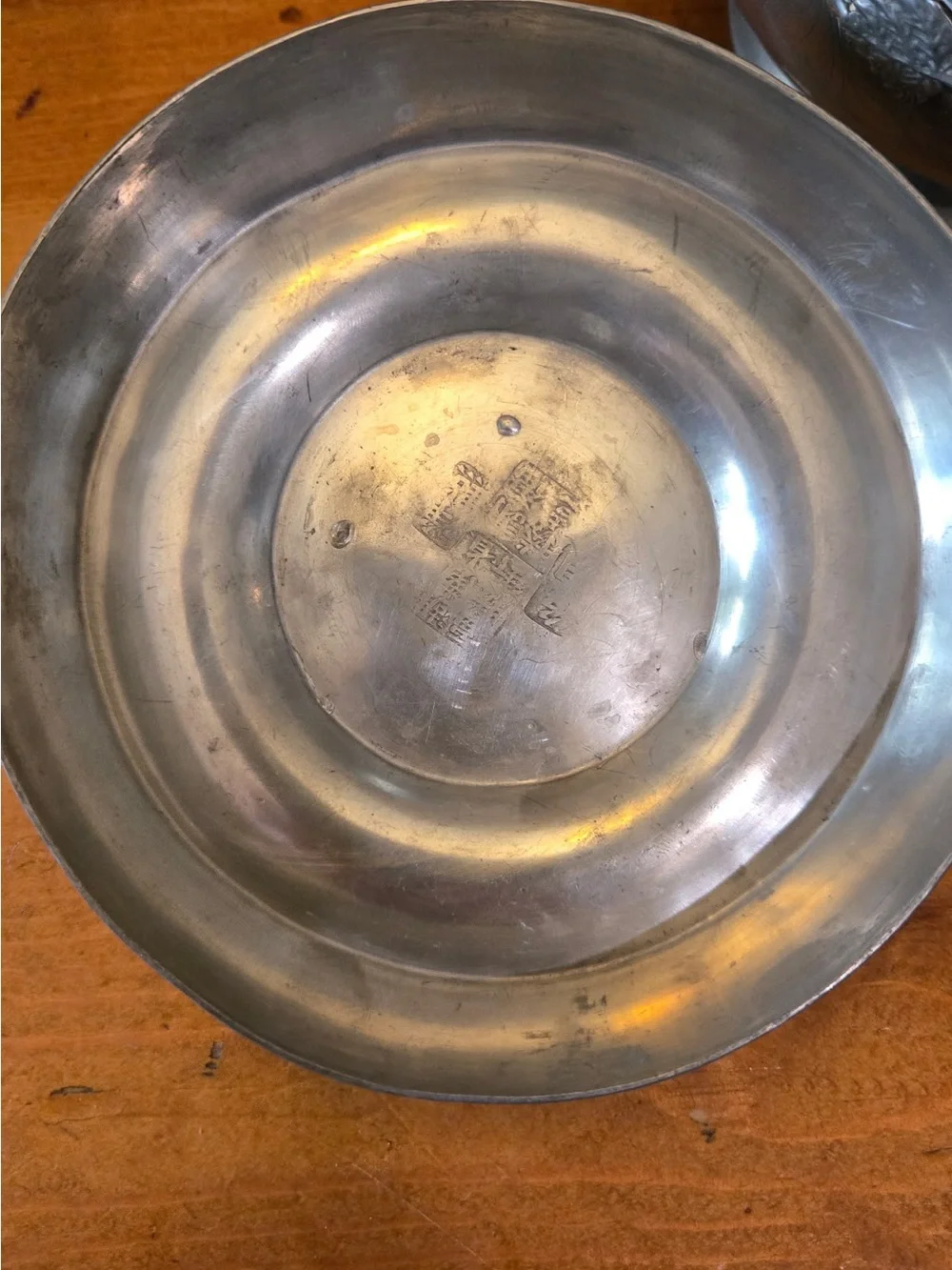 Chinese antique Silver Decorative Lidded Serving Bowl with Stone Accents